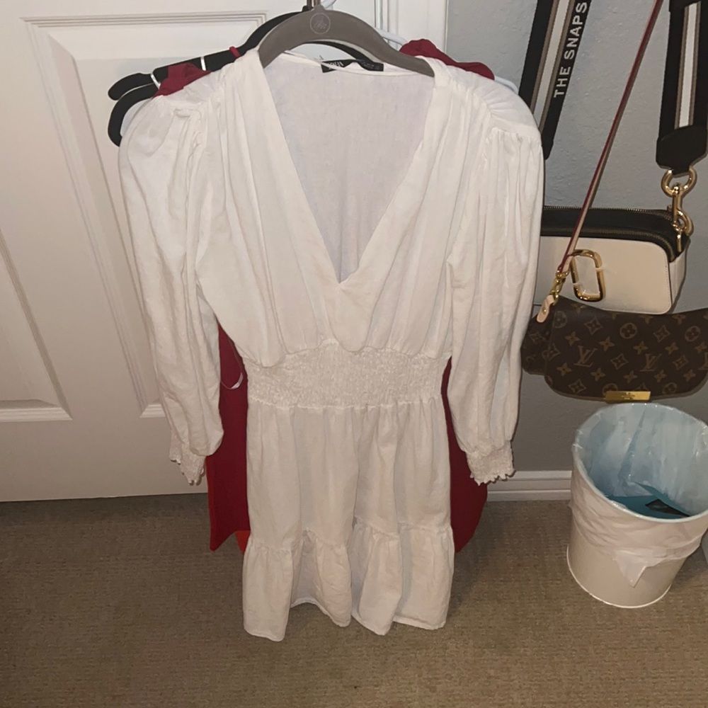 Zara White Dress